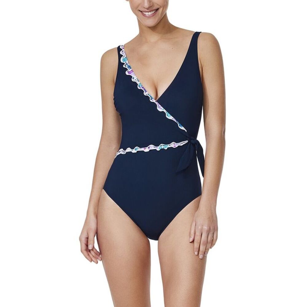 Profile By Gottex Womens Canva One-Piece